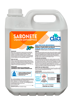 SABONETE LIQUIDO ANTISSEPTICO - 5LT                                                                 